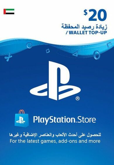 E-shop PlayStation Network Card 20 USD (UAE) PSN Key UNITED ARAB EMIRATES