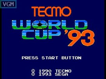 Tecmo World Cup '93 SEGA Master System