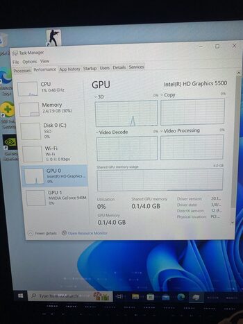 Intel i7-5500U/Geforce 940M/8Gb DDR3/500Gb SSD Evo