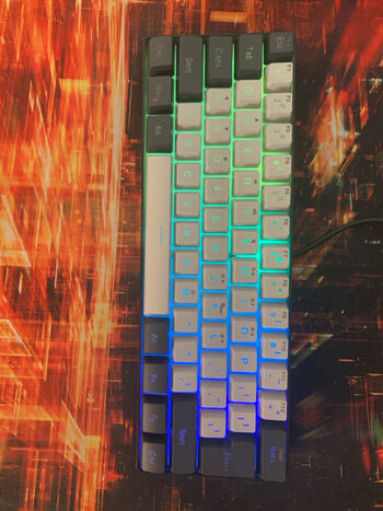61keys Mini RGB Backlit 60% klaviatūra