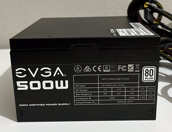 Get EVGA ATX 500 W 80+ PSU