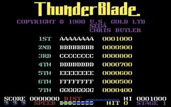 Redeem Thunder Blade SEGA Master System