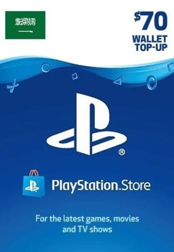 PlayStation Network Card 70 USD (KSA) PSN Key SAUDI ARABIA