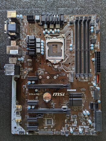 MSI Z170-A PRO Intel Z170 ATX DDR4 LGA1151 2 x PCI-E x16 Slots Motherboard