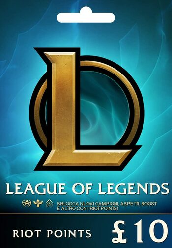 League of Legends Gift Card £10 – Riot Key - EU WEST Alleen Server