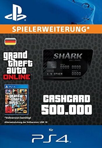 Grand Theft Auto Online: Bull Shark Cash Card (PS4) PSN Key GERMANY