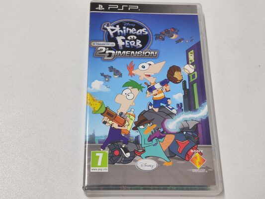 Phineas and Ferb Across the Second Dimension PSP