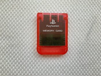 Buy Memory Card ROJA RED Tarjeta Memoria Playstation Ps1 Buena Condición 0063
