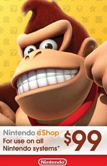 Nintendo eShop Card 99 CAD Key CANADA