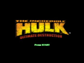 The Incredible Hulk: Ultimate Destruction Nintendo GameCube