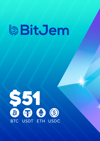 BitJem USDC Gift Card 51 USD Key GLOBAL