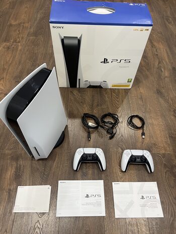 Playstation 5, Black & White,825gb/su CD/2 pulteliai