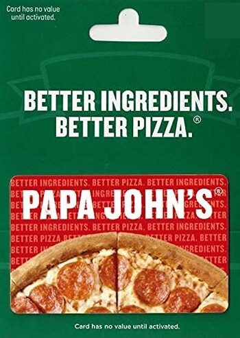 Papa John's Gift Card 50 USD Key UNITED STATES