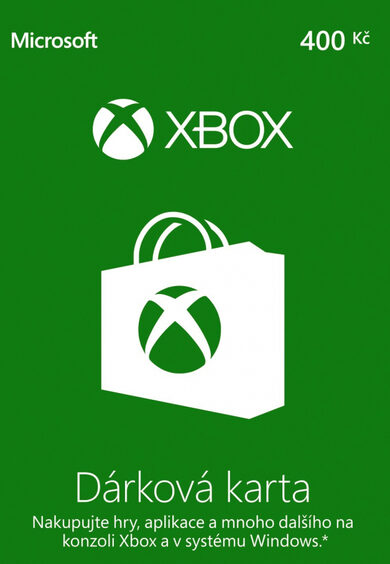 E-shop Xbox Live Gift Card 400 CZK (CZ) Xbox Live Key CZECH REPUBLIC