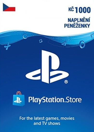E-shop PlayStation Network Card 1000 CZK (CZ) PSN Key CZECH REPUBLIC