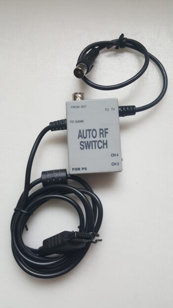 ADAPTADOR AUTO RF SWITCH PAL PLAYSTATION PSX PS1 PSONE PS2 PS3