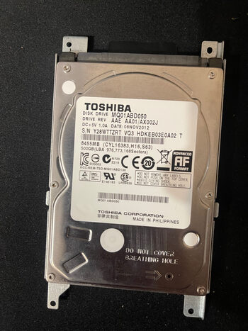 Toshiba hhd 500gb. 