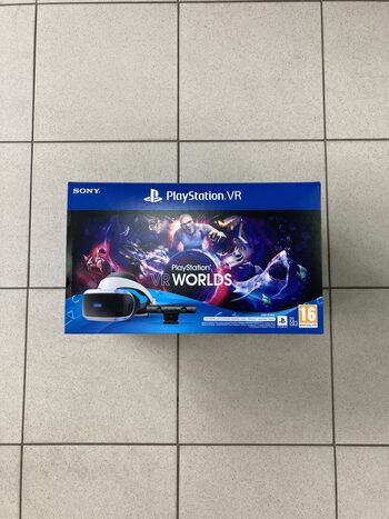 PlayStation 4 VR akiniai V2+Camera+VR Worlds Game+PS5 camera adapteris (PS4,PS5)