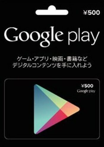 Google Play Gift Card 500 JPY Key JAPAN