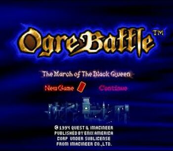 Get Ogre Battle: The March of the Black Queen SNES