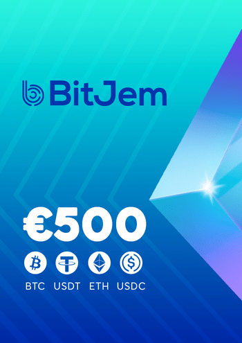 BitJem Crypto Gift Card 500 EUR Key GLOBAL