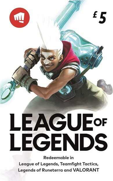 E-shop League of Legends Gift Card 5 GBP - Riot Key UNITED KINGDOM