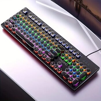 Nauja mechaninė RGB klaviatūra