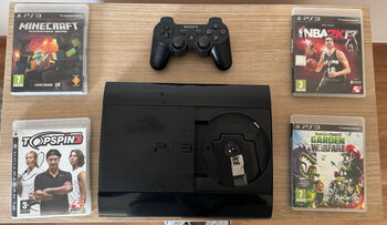 PS3 SUPER SLIM 500GB+ 4 juegos ORIGINALES 