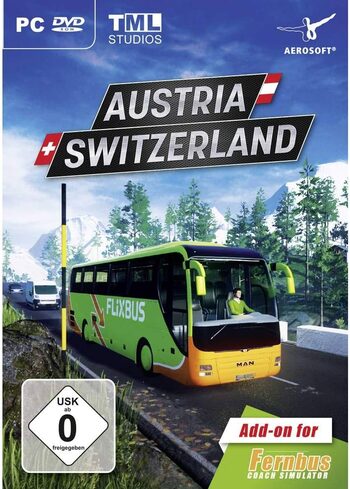 Fernbus Simulator - Austria/Switzerland (DLC) (PC) Steam Key EUROPE