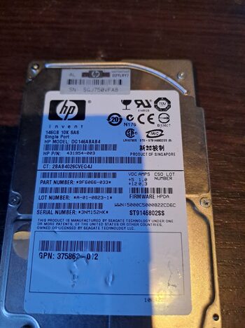 HP 146 GB HDD Storage