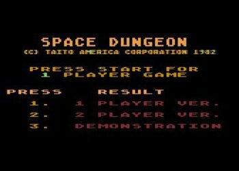 Redeem Space Dungeon Atari 5200