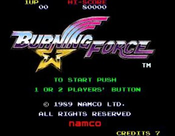 Burning Force SEGA Mega Drive