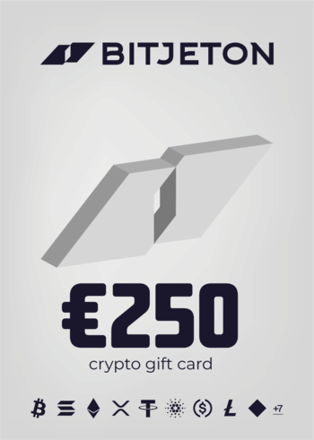 BitJeton Crypto Gift Card 250 EUR Key GLOBAL