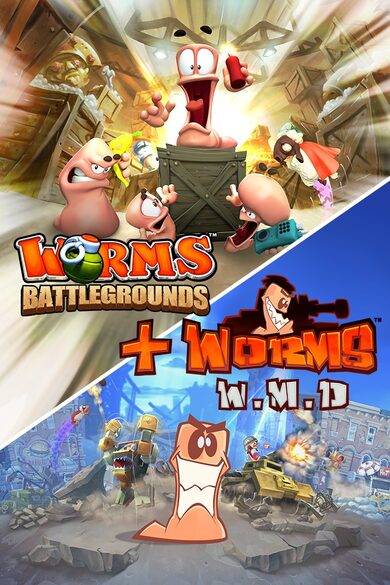 E-shop Worms: Battlegrounds + Worms W.M.D XBOX LIVE Key UNITED STATES
