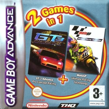 2 Games in 1: GT 3 Advance: Pro Concept Racing + Moto GP: Ultimate Racing Technology Game Boy Advance