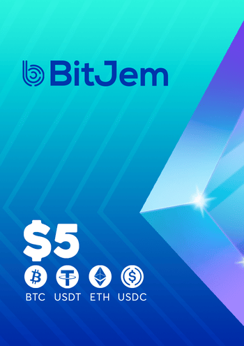 BitJem USDC Gift Card 5 USD Key GLOBAL