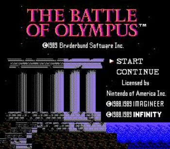 Get The Battle of Olympus NES