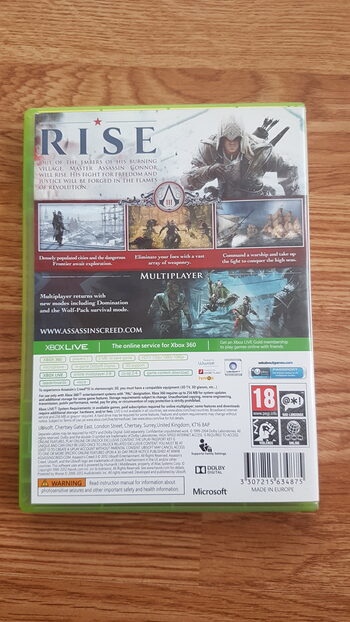 Get Assassin’s Creed III Xbox 360