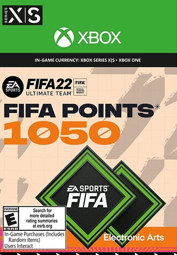 FIFA 22 - 1050 FUT Points Xbox Live Key EUROPE