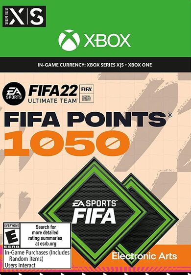 E-shop FIFA 22 - 1050 FUT Points Xbox Live Key EUROPE