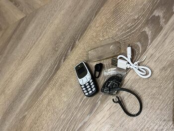 Mini Mobilusis Telefonas 2 SIM kortelės Bluetooth Ausinės Mažas Telefonas