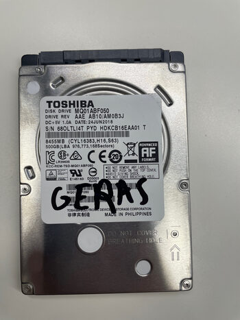 Toshiba 500GB slim