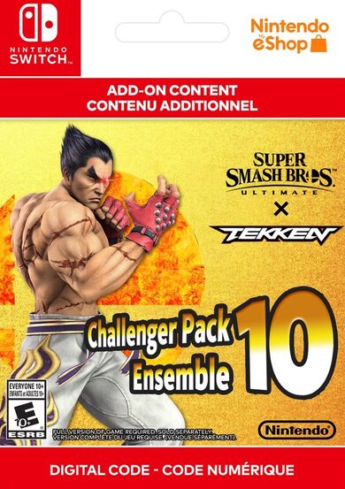 E-shop Super Smash Bros. Ultimate - Challenger Pack 10: Kazuya (DLC) (Nintendo Switch) eShop Key EUROPE