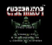 Cybernator (1992) SNES