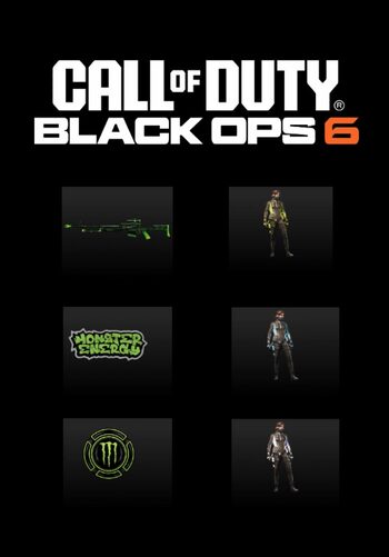 Call of Duty: Black Ops 6 - Exclusive Monster Energy Full Set Bundle Pack + 90 Min Double XP (DLC) (PS4/PS5/XBOX ONE/XBOX SERIES X/PC) Official Website Key GLOBAL