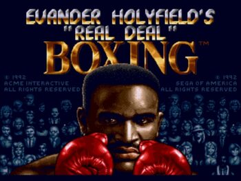 Evander Holyfield's Real Deal Boxing SEGA Mega Drive