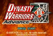 Dynasty Warriors Advance Game Boy Advance