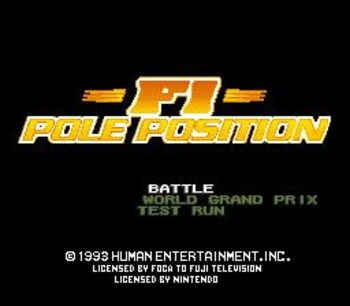 F1 Pole Position SNES