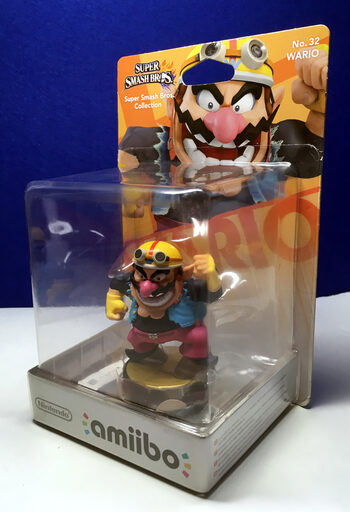 Wario Super Smash Bros Collection 32 NUEVO EN CAJA Amiibo 3DS Wii U Nintendo