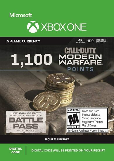 E-shop 1100 Call of Duty: Modern Warfare Points (Xbox One) Xbox Live Key LATAM